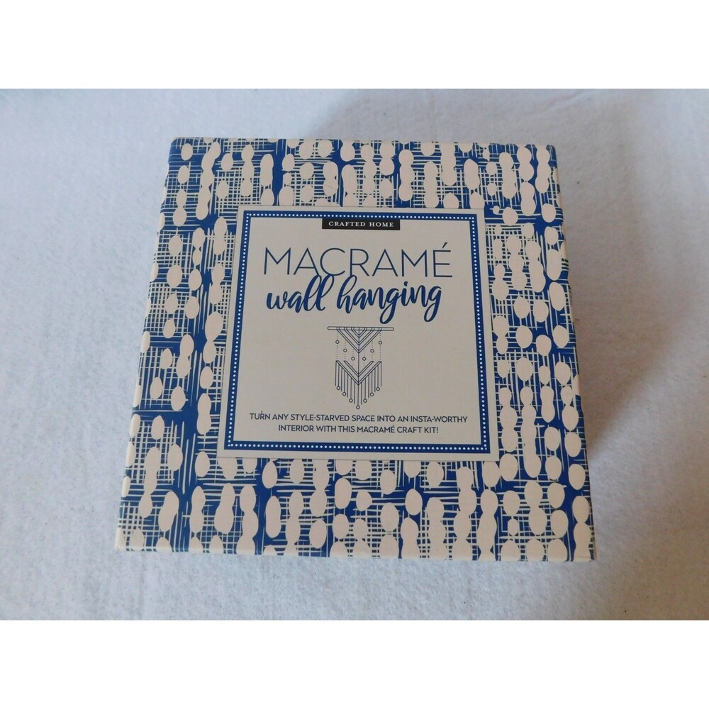 Macrame Kit Professor Puzzle DIY - 60m Natural White Cord Home Decor Craft